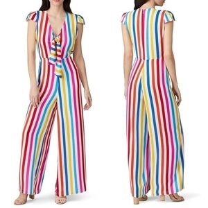 Color Me Courtney Sheree Striped Rainbow Jumpsuit